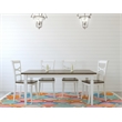 Linon Indoor Outdoor Machine Washable Grove Area 7'x9' Rug in Aqua Blue