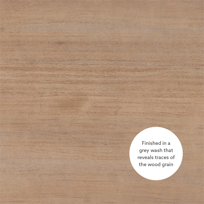 Linon Jordan Six Piece Upholstered Dining Set with Bench in Gray Washed Wood