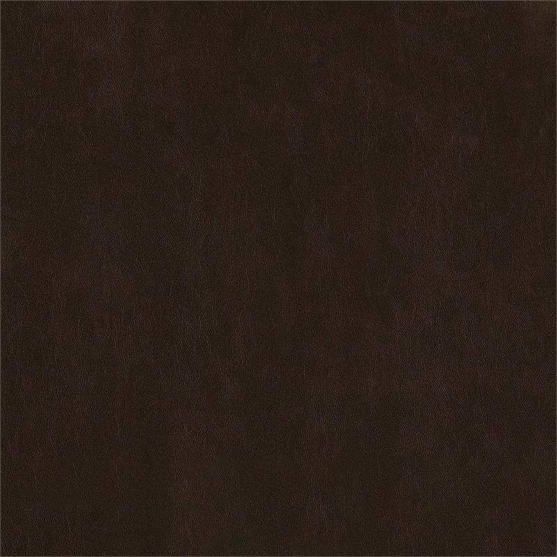 Linon Claridge Wood Set of 2 Bar Stools Brown Faux Leather Seats in Brown Finish