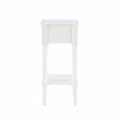 Linon Styers Wood End Table with Storage in White