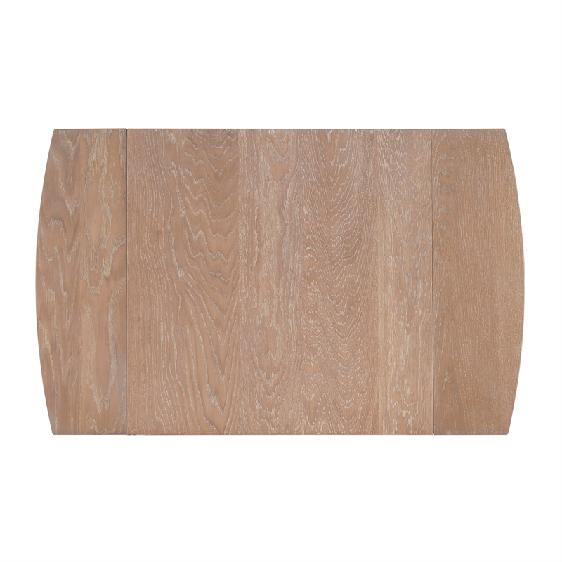 Linon Ervin Square Space Saving Drop Leaf Table in Washed Gray Rubberwood