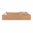 Linon Austin Sturdy Rustic Hall Tree 6 Wood Shelves 4 Hooks Metal Frame in White