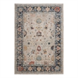 Linon Great Zero Leona Polyester 2'x3' Accent Rug in Ivory