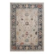 Linon Great Zero Leona Polyester 8'x10' Area Rug in Ivory
