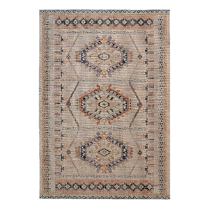 Linon Great Zero Lana Polyester 2'x3' Accent Rug in Ivory