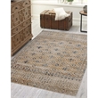 Linon Great Zero Leopold Polyester 3'x5' Accent Rug in Tan