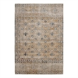 Linon Great Zero Leopold Polyester 8'x10' Area Rug in Tan