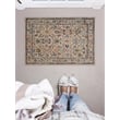Linon Great Zero Laramie Polyester 2'x3' Accent Rug in Ivory