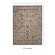 Linon Great Zero Laramie Polyester 3'x5' Accent Rug in Ivory