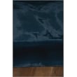 Linon Maven Faux Rabbit Polyester 3'x5' Accent Rug in Navy