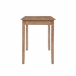 Linon Jordan Upholstered Five Piece Tavern Set in Rustic Gray Wash Wood