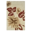 Linon Trio Marcie Polyester 5'x7' Area Rug in Cream & Beige