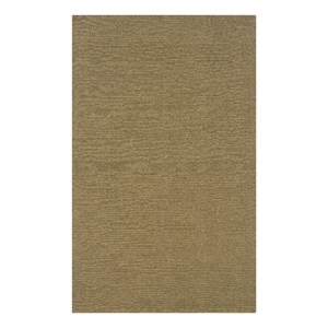 linon classic stripe wool 5'x8' area rug in cedar green