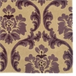 Linon Trio Fiona Polyester 5'x7' Area Rug in Cream & Purple