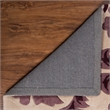 Linon Trio Fiona Polyester 5'x7' Area Rug in Cream & Purple