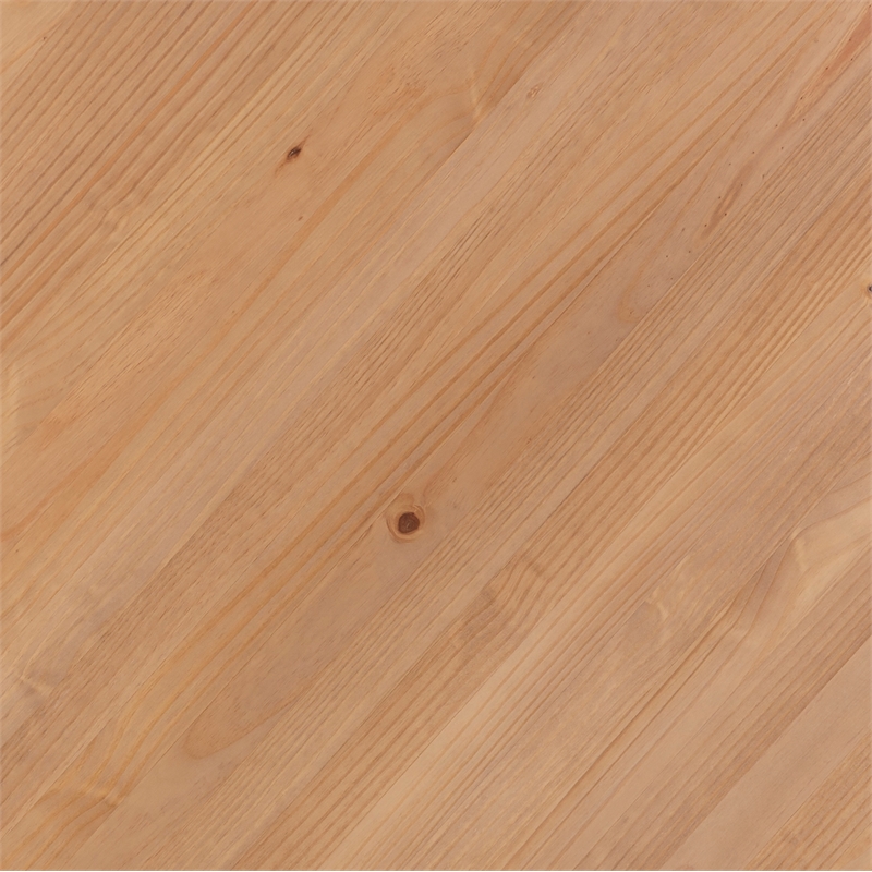 Linon Larson Pine Wood Round Pedestal Dining Table in Rustic Honey