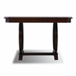 Linon Brigham Wood Square Sleek and Contemporary Gathering Table in Cherry