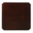 Linon Brigham Wood Square Sleek and Contemporary Gathering Table in Cherry