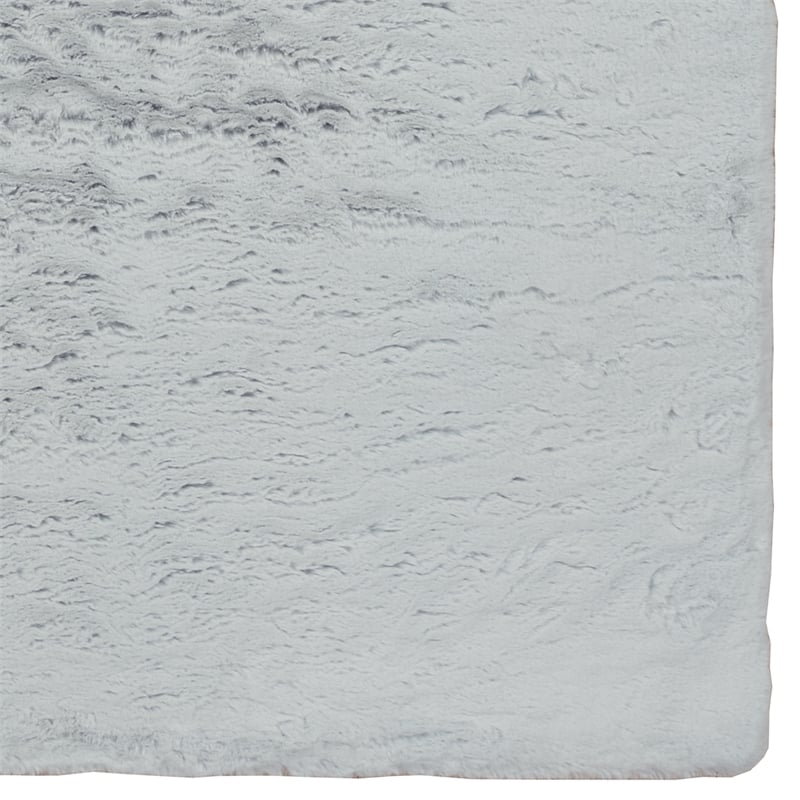 Linon Maven Faux Rabbit 7'6