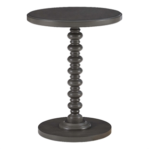 linon tara wood spindle side table