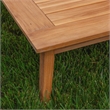 Linon Farrah Outdoor Teak Wood Coffee Table 12.4