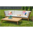 Linon Farrah Outdoor Teak Wood Coffee Table 12.4