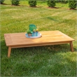 Linon Farrah Outdoor Teak Wood Coffee Table 12.4