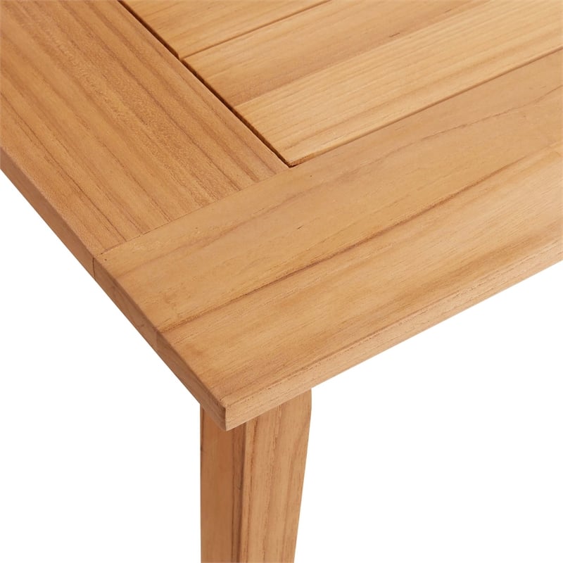 Linon Farrah Outdoor Teak Wood Coffee Table 12.4