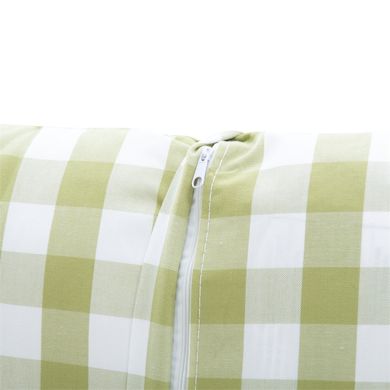 Linon 5 Piece Polyester Cushion/Pillow Set for Troyin Nook in Apple Green