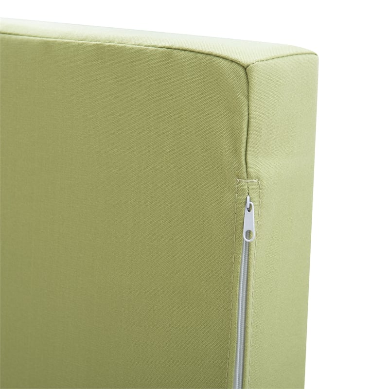 Linon 5 Piece Polyester Cushion/Pillow Set for Troyin Nook in Apple Green