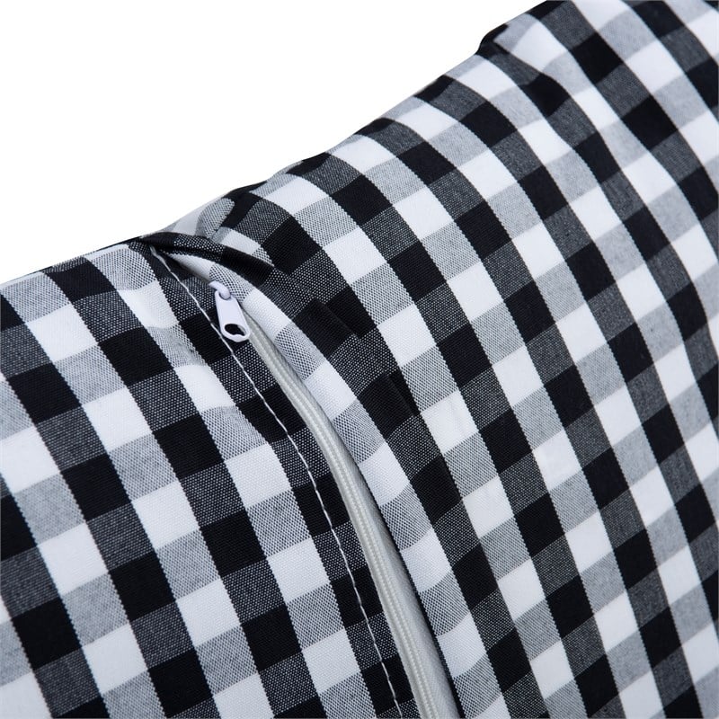 Linon 5 Piece Polyester Cushion/Pillow Set for Troyin Nook in Black