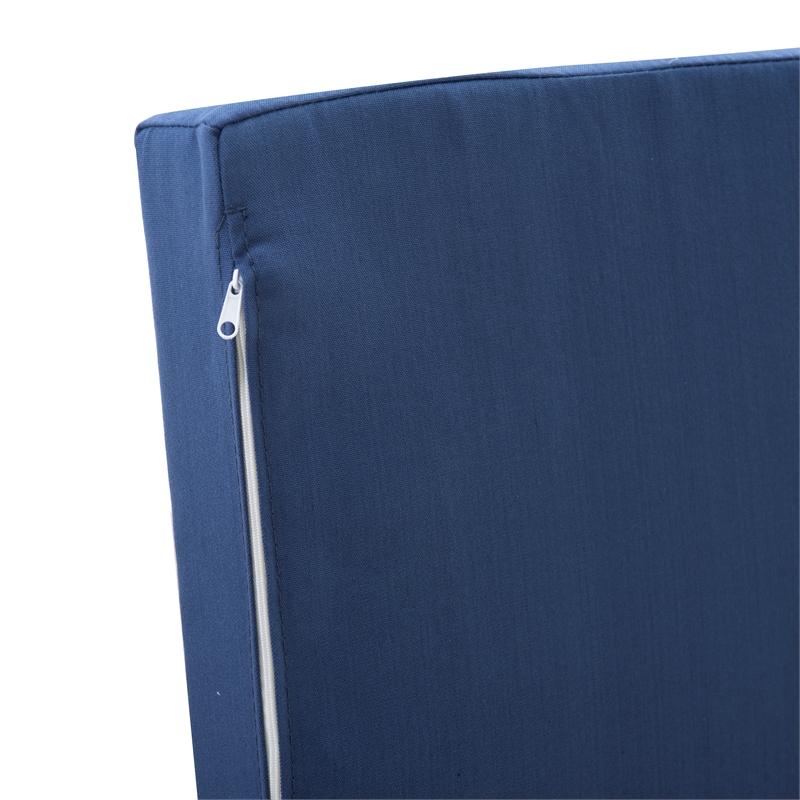 Linon 5 Piece Polyester Cushion/Pillow Set for Troyin Nook in Navy