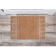 Linon Marion Lansing Polyester 2' x 3' Accent Rug in Cream