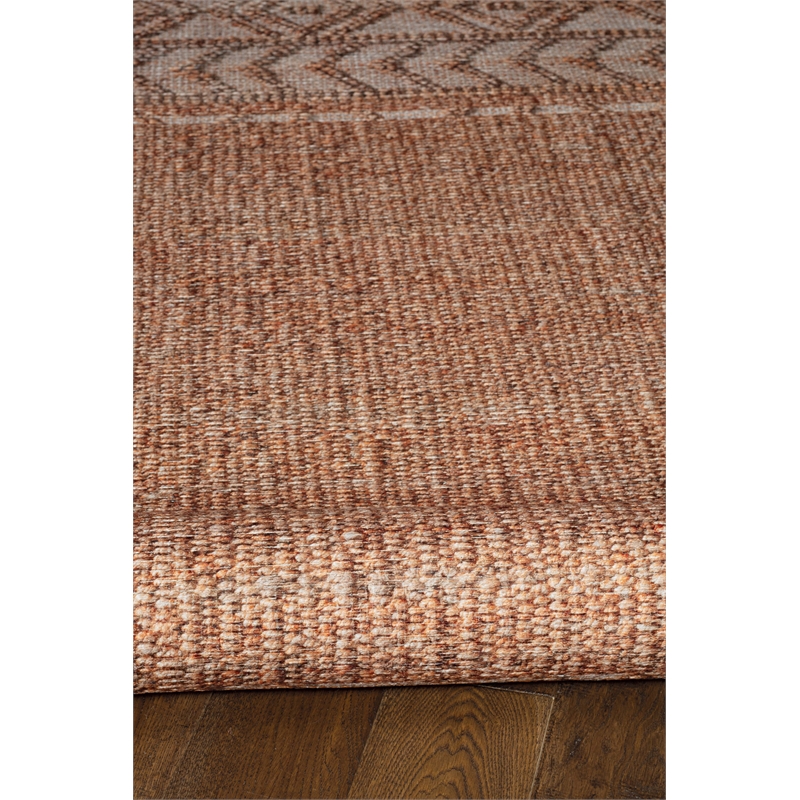 Linon Marion Lansing Polyester 2' x 3' Accent Rug in Cream