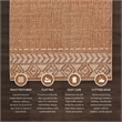 Linon Marion Lansing Polyester 2' x 3' Accent Rug in Cream