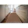Linon Marion Lansing Polyester 2' x 10' Runner Rug in Cream