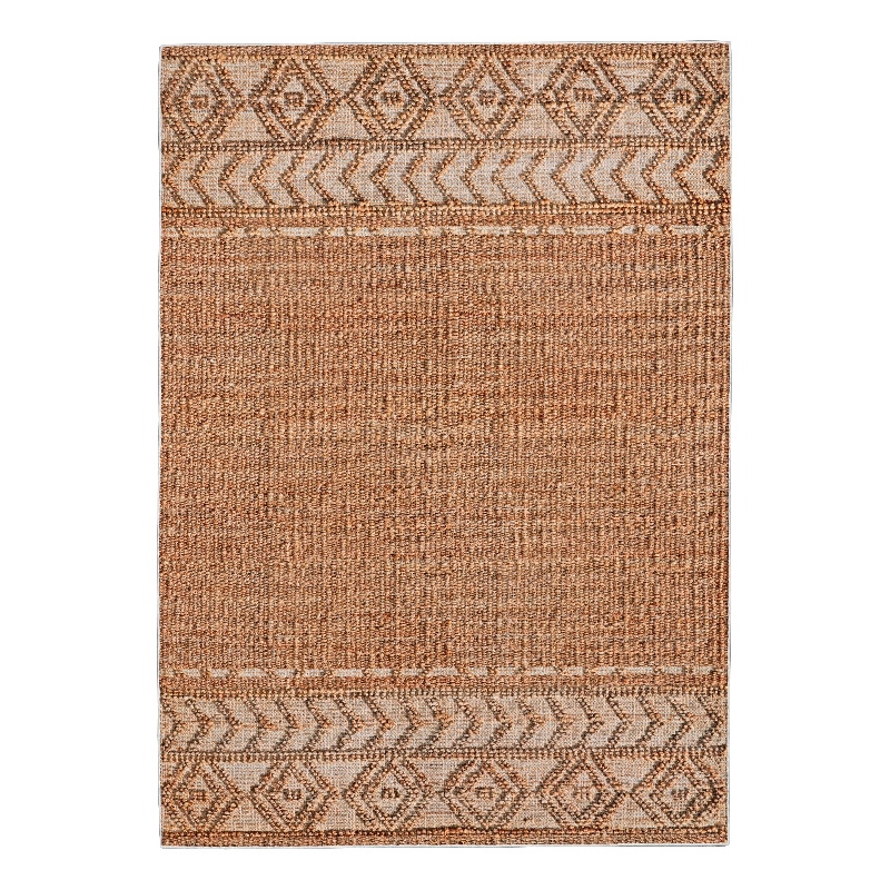 Linon Marion Lansing Polyester 3' x 5' Accent Rug in Cream