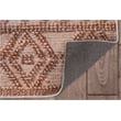 Linon Marion Lansing Polyester 8' x 10' Area Rug in Cream