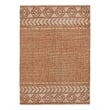 Linon Marion Lansing Polyester 8' x 10' Area Rug in Cream