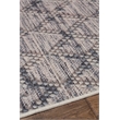 Linon Marion Macomb Polyester 2' x 10' Runner Rug in Cream