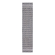 Linon Marion Macomb Polyester 2' x 10' Runner Rug in Cream