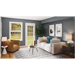 Linon Marion Macomb Polyester 8' x 10' Area Rug in Cream