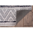 Linon Marion Novi Polyester 2' x 3' Accent Rug in Cream