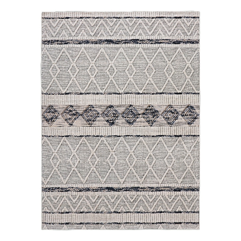 Linon Marion Novi Polyester 2' x 3' Accent Rug in Cream