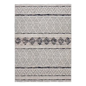 Linon Marion Novi Polyester 2' x 3' Accent Rug in Cream