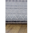 Linon Marion Novi Polyester 2' x 10' Runner Rug in Cream
