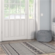 Linon Marion Novi Polyester 3' x 5' Accent Rug in Cream