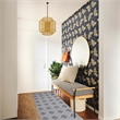 Linon Marion Marko Polyester 2' x 10' Runner Rug in Cream