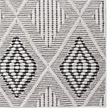 Linon Marion Marko Polyester 2' x 10' Runner Rug in Cream