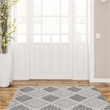 Linon Marion Marko Polyester 3' x 5' Accent Rug in Cream